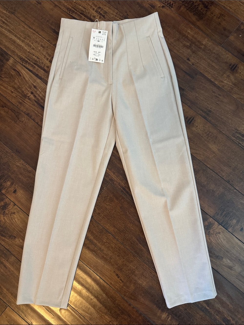 Zara high waisted ankle pant size Medium NWT